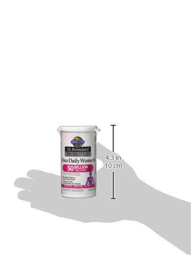 Garden of Life - Dr. Formulated Probiotics Once Daily Women's | Supports Women's Gut Health & Digestion | Eases Gas & Bloating | 50 Billion CFU + 16 Probiotic Strains | Gluten Free, Dairy Free, Soy Free