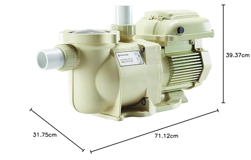 Pentair 342001 SuperFlo VS Variable Speed Pool Pump, 1 1/2 Horsepower, 115/208-230 Volt, 1 Phase - Energy Star Certified