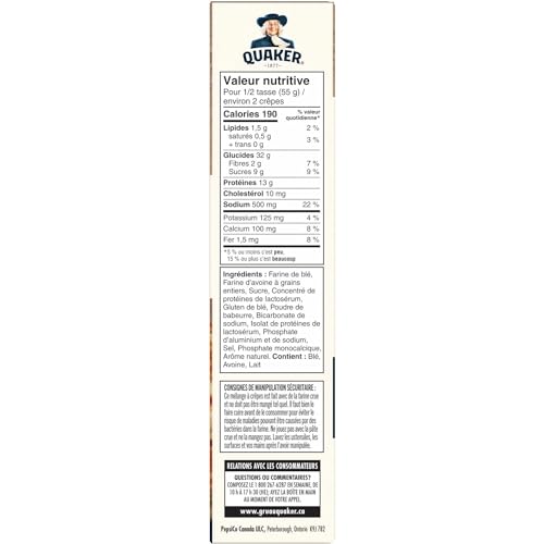 Quaker Protein Pancake Mix 650g Pack of 1