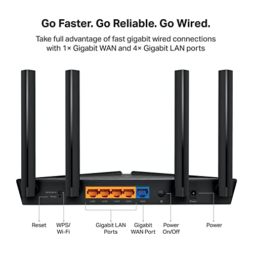 TP-Link AX1800 WiFi 6 Smart WiFi Router (Archer AX23) - Dual Band Gigabit Wireless Internet Router, OFDMA, Parental Controls, Long Range Coverage
