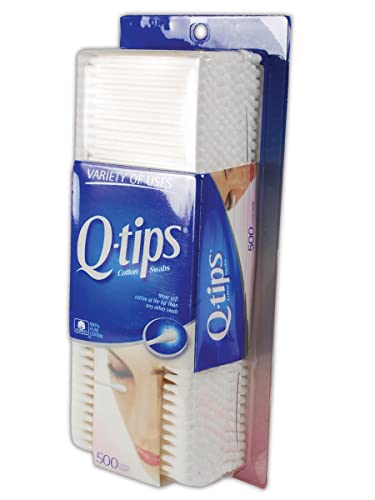 Q-Tips Cotton Swab, Standard, White (Pack of 500)