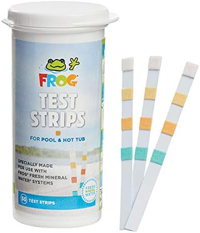 FROG Test Strips for Pools and Hot Tubs, Quick and Easy Pool and Hot Tub Test Strips, Designed to use with FROG Water Care Products