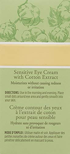 Burt's Bees Sensitive Hydrating Gentle Daily Face Cream Moisturizer Face Lotion for Sensitive Skin with Aloe and Rice Milk, 98.9% Natural Origin, Developed with Dermatologists, 51g