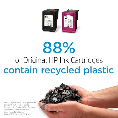 Original HP 65XL Black High-yield Ink Cartridge | Works with HP AMP 100 Series, HP DeskJet 2600, 3700 Series, HP ENVY 5000 Series | Eligible for Instant Ink | N9K04AN