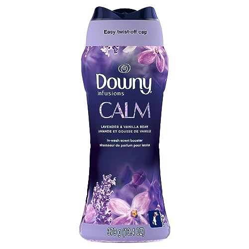 Downy Infusions In-Wash Laundry Scent Booster Beads, CALM, Soothing Lavender and Vanilla Bean - 680 Grams