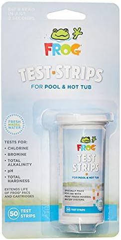 FROG Test Strips for Pools and Hot Tubs, Quick and Easy Pool and Hot Tub Test Strips, Designed to use with FROG Water Care Products