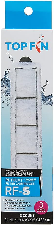 Top Fin Retreat Filter cartridges RF-S (3 Count)