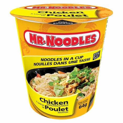 MR. NOODLES Cup Spicy Chicken 64g x 12