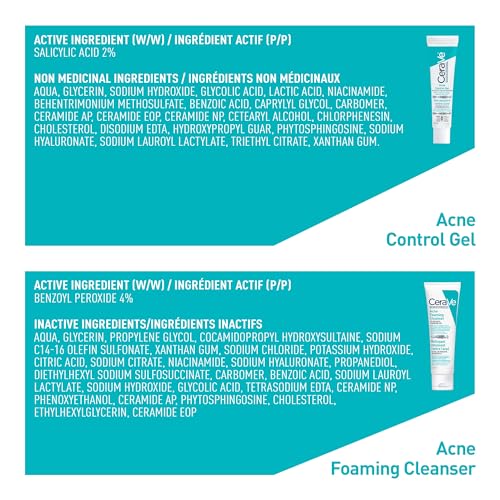 CeraVe 4% Benzoyl Peroxide ACNE Treatment Foaming Cleanser Face & Body Wash, with Hyaluronic Acid and Niacinamide. Helps Clear Acne Pimples and prevent breakouts. Gentle Gel, Fragrance-Free, 150ML