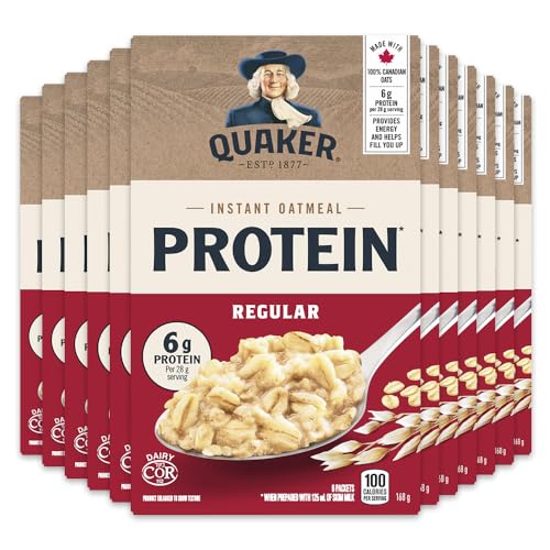Quaker High Fibre Wild Berry Medley Instant Oatmeal, 8 Packets, 304g