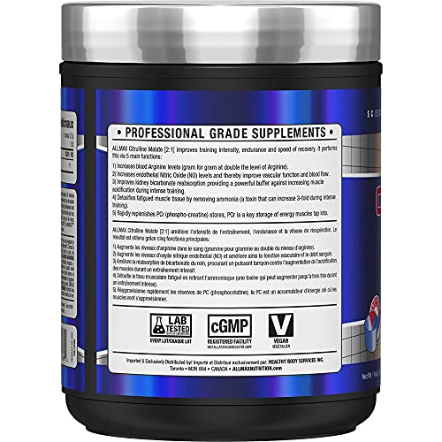 ALLMAX Nutrition - 2:1 Citrulline+ Malate - 300 Gram, 300-Gram