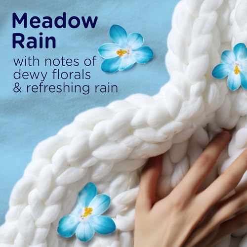 Downy Comfy Cozy In-Wash Laundry Scent Booster Beads, Meadow Rain Scent, Softness and Freshness, 725 Grams
