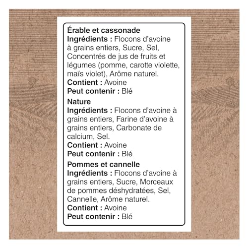 Quaker Maple & Brown Sugar Flavour Instant Oatmeal, 18 Packets, 774g