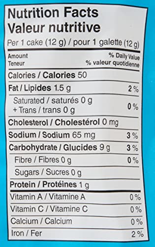 Quaker Crispy Minis White Cheddar Flavour Large Brown Rice Cakes, Multi-Pack, 140g (Pack of 12)