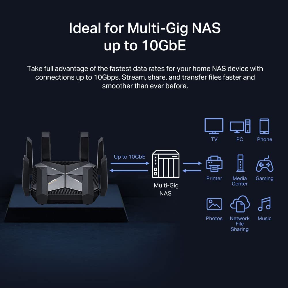 TP-Link AX3000 WiFi 6 Smart WiFi Router (Archer AX55) – 802.11ax Wireless Router, Gigabit Internet Router, Dual Band, OFDMA, MU-MIMO, OneMesh Compatible
