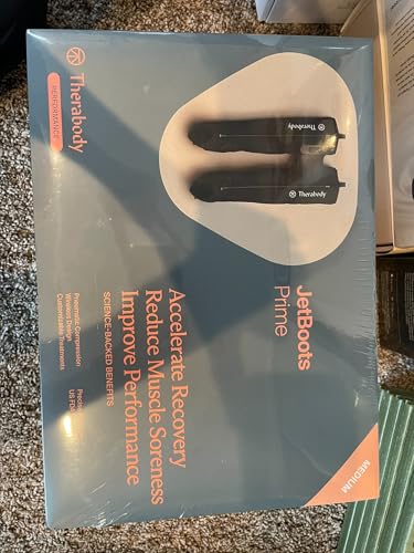 Therabody JetBoots Prime Ultra-Portable, Wireless Compression Boots for Easy Leg Muscle Recovery - Calf, Leg & Thigh Compression Sleeve with Customizable Treatments (Regular)