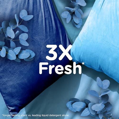 Downy Ultra Soft Fabric Softener Liquid, Balance, Crisp Rain and Blue Eucalyptus, 2.76L
