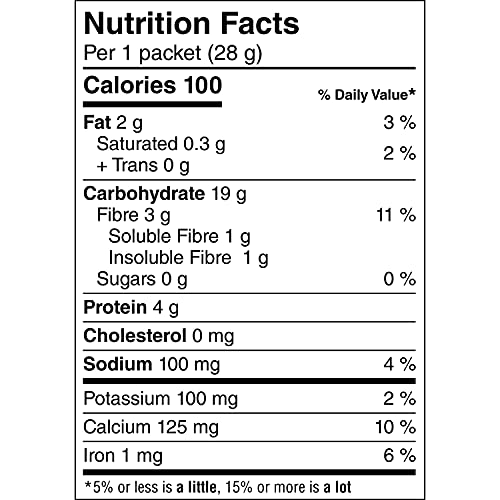 Quaker Maple & Brown Sugar Flavour Instant Oatmeal, 18 Packets, 774g