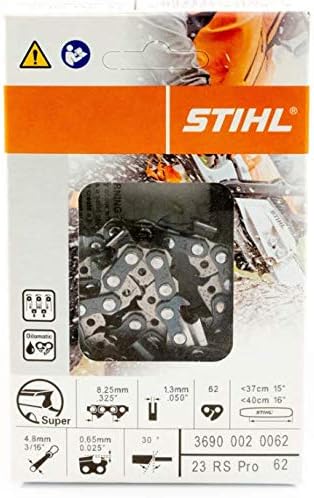 STIHL 23RS 62 Rapid Super Chainsaw Chain 16" Bar .325 Pitch