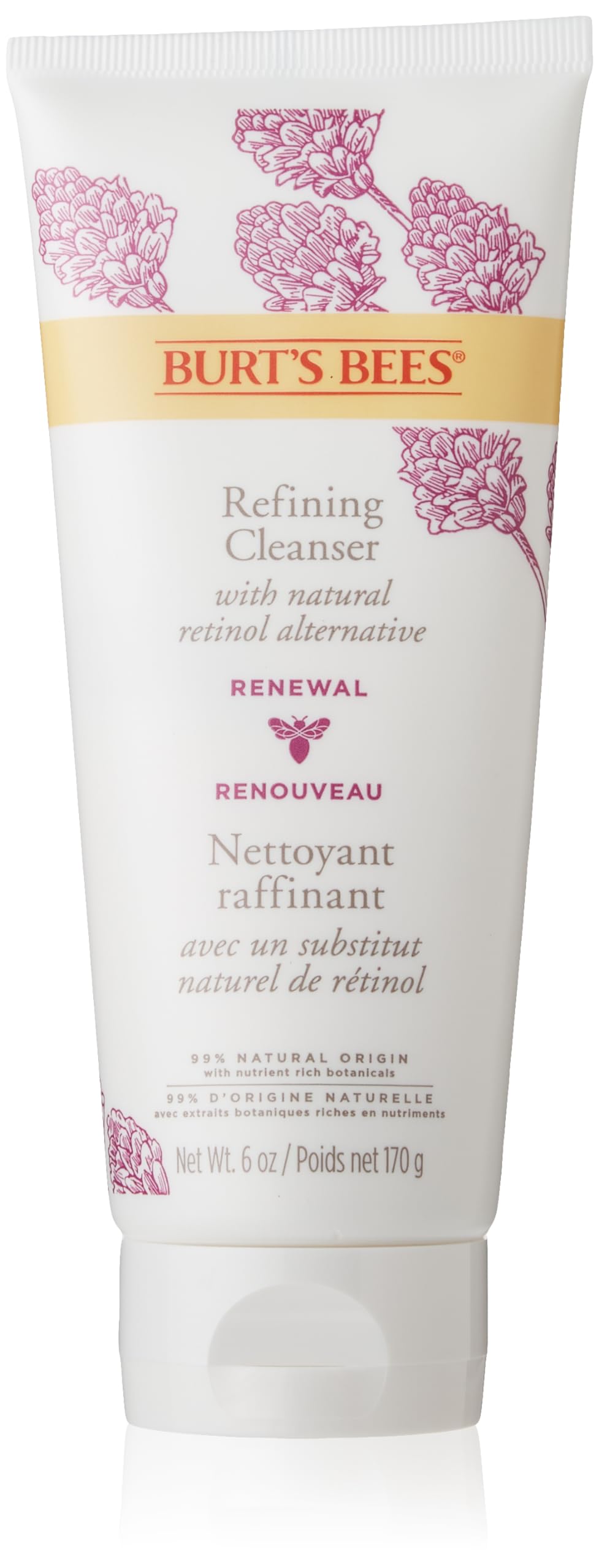 Burt's Bees® Face Cream, Renewal Anti-Wrinkle Moisturizing Face Cream, Holiday Gift, with Bakuchiol Natural Retinol Alternative, 51 g