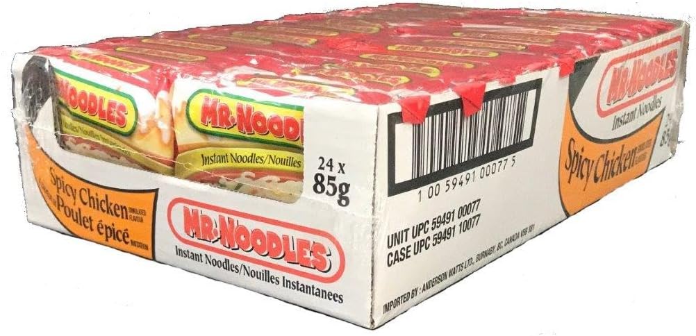 Mr. Noodles Spicy Chicken Flats 85g x 24