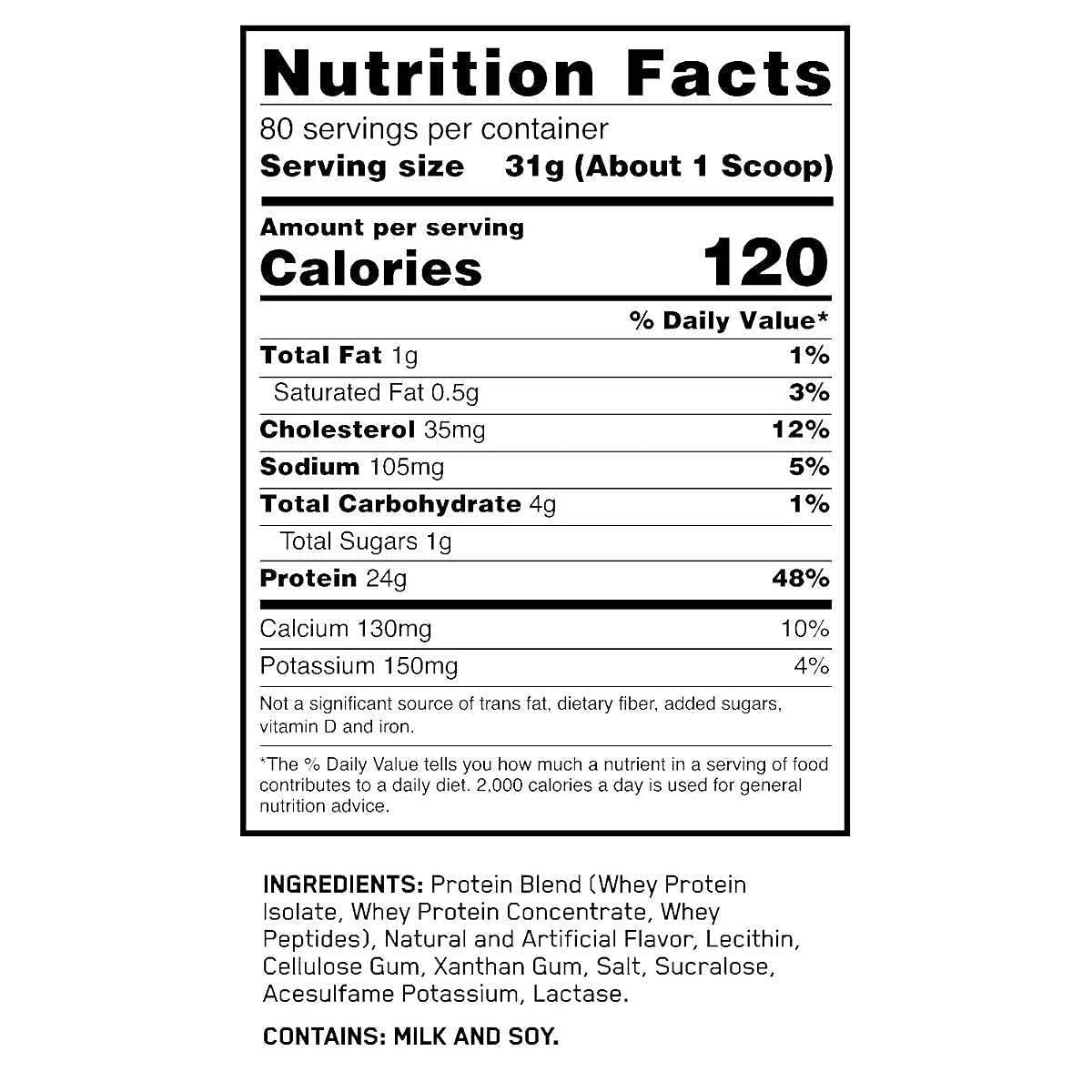 Optimum Nutrition Gold Standard 100% Whey Protein Vanilla Flavor 5.46 lb