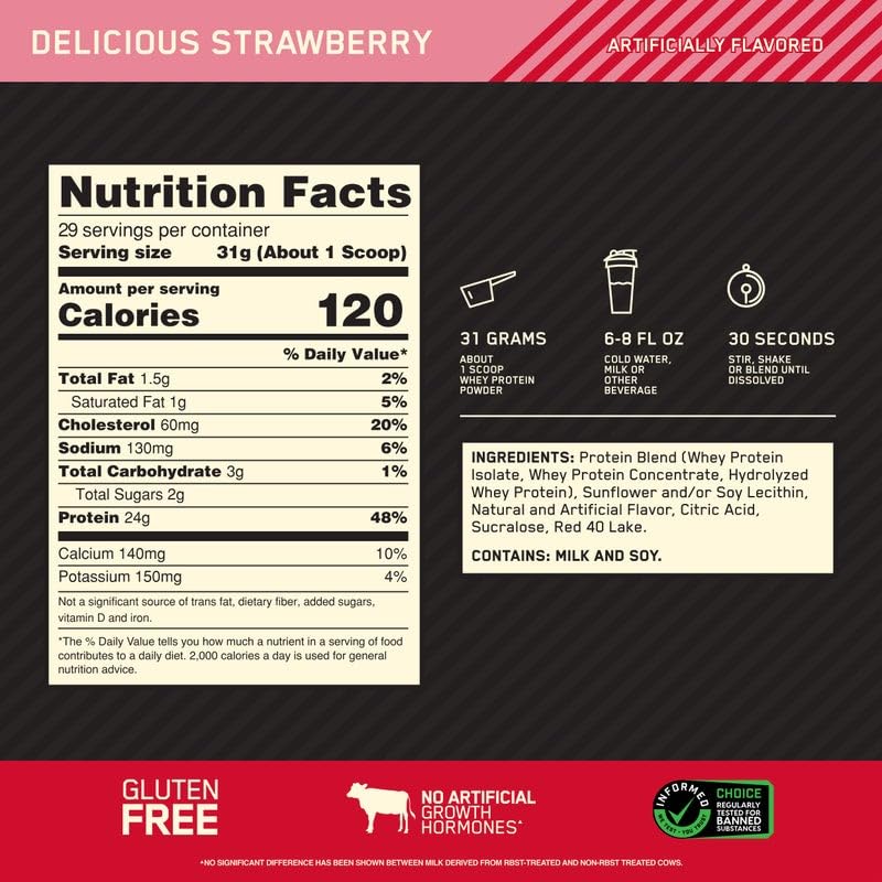 OPTIMUM NUTRITION Gold Standard Banana Cream 2lb