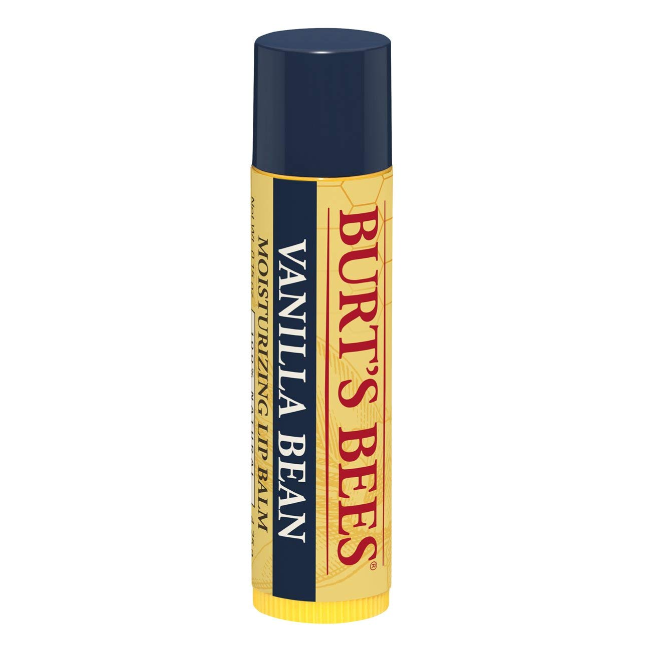 Burt's Bees Hydrating Lip Balm for Dry Chapped and Cracked Lips 100% Natural Origin, Ultra Conditioning with Kokum Butter, Shea Butter, and Cocoa Butter, Unscented, 2 Tubes