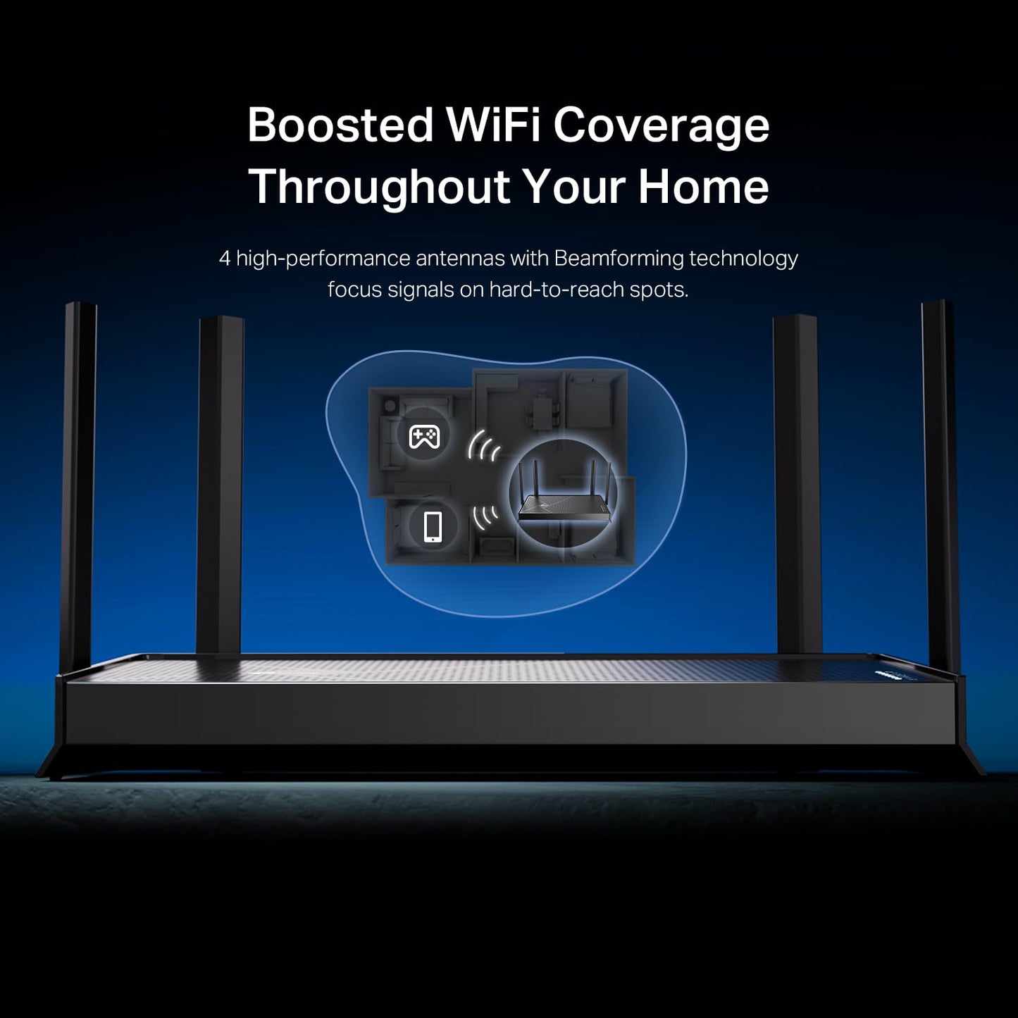 TP-Link AX1800 WiFi 6 Smart WiFi Router (Archer AX23) - Dual Band Gigabit Wireless Internet Router, OFDMA, Parental Controls, Long Range Coverage