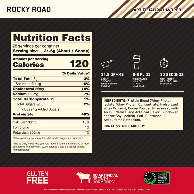 OPTIMUM NUTRITION Gold Standard Banana Cream 2lb