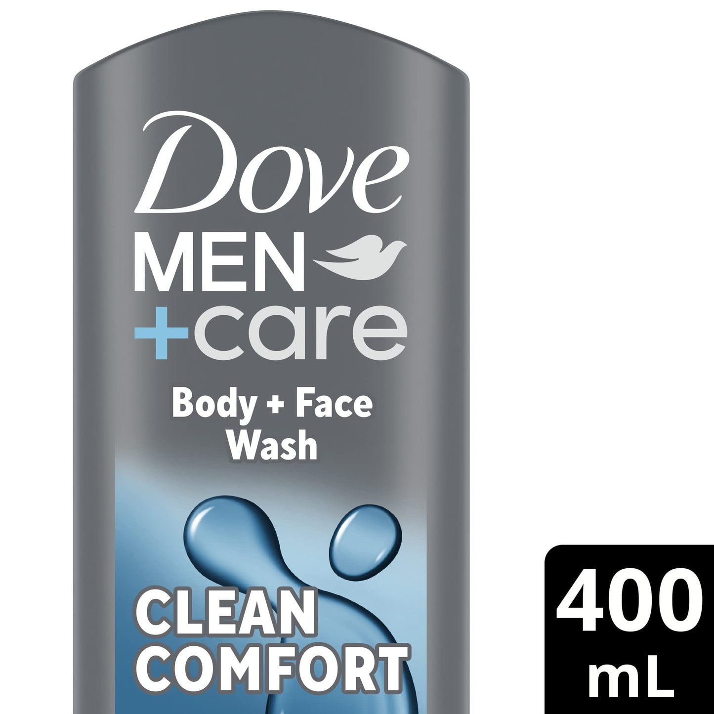 Dove Men+Care Body + Face Wash, Clean Comfort, Hydrating with 24hr Nourishing Micromoisture Technology, 400ml, Pack of 4