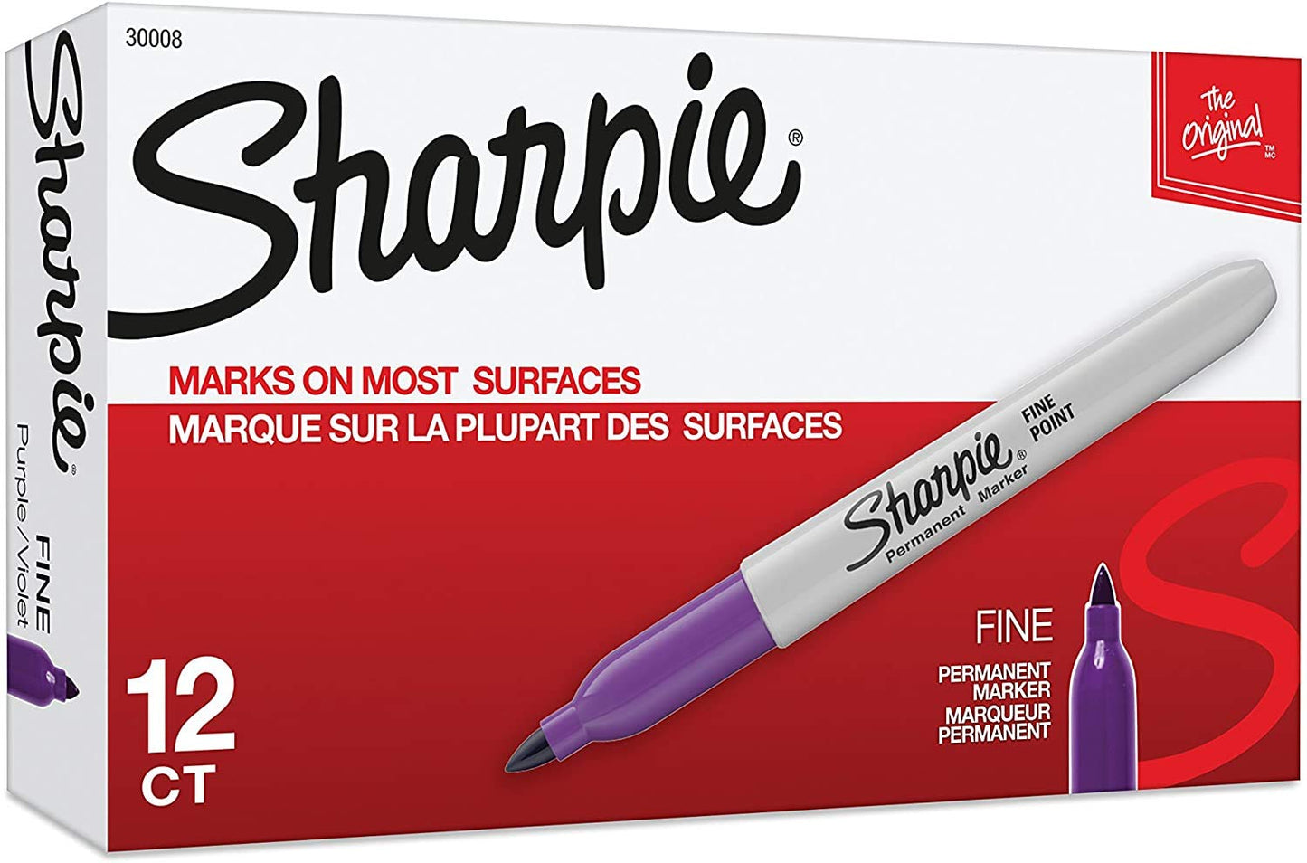 Sharpie Permanent Markers, Fine Point, Black, 36 Count - (New)
