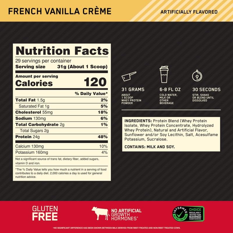 OPTIMUM NUTRITION Gold Standard Banana Cream 2lb