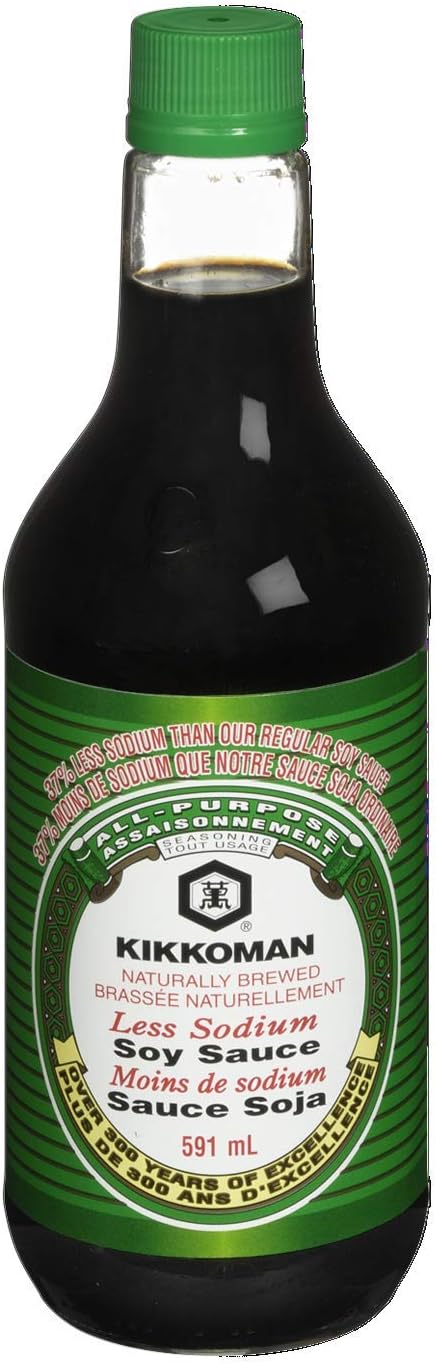 Kikkoman Less Sodium Soy Sauce - All Purpose Seasoning