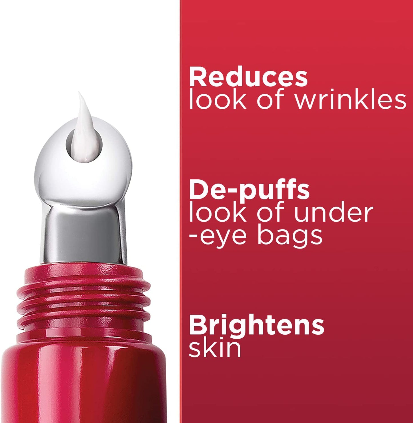 L’Oréal Paris Eye Cream, with Hyaluronic Acid, Vitamin C, Pro Retinol to Reduce Look of Wrinkles and Under-Eye Bags, Revitalift Triple Power LZR, Skincare, 15ml