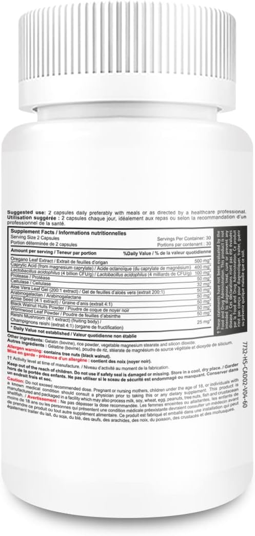 NutraBlast Feminine Balance Complex (60 Capsules) | Vaginal Detox & Cleanse Probiotics | Supports Healthy Intestinal Flora & Immune Function | Advanced Formula with 11 All Natural Ingredients