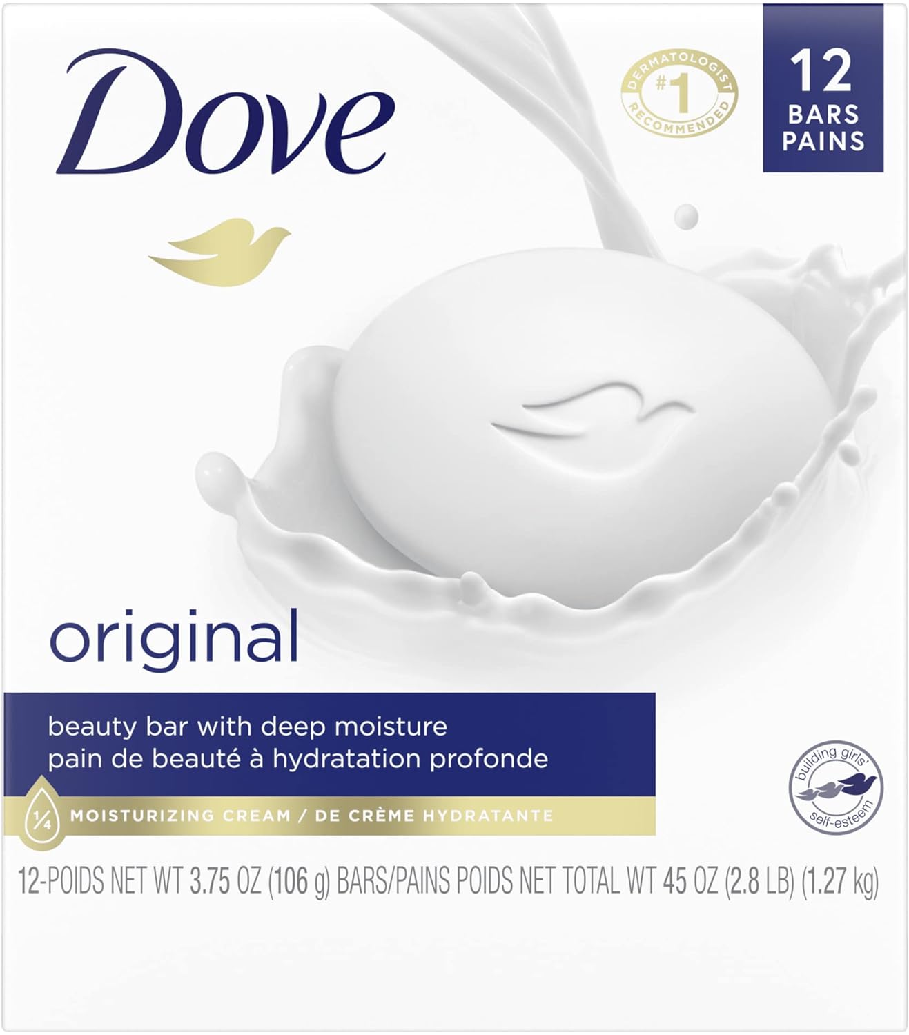 Dove Beauty Bar for healthy-looking skin Original more moisturizing than bar soap