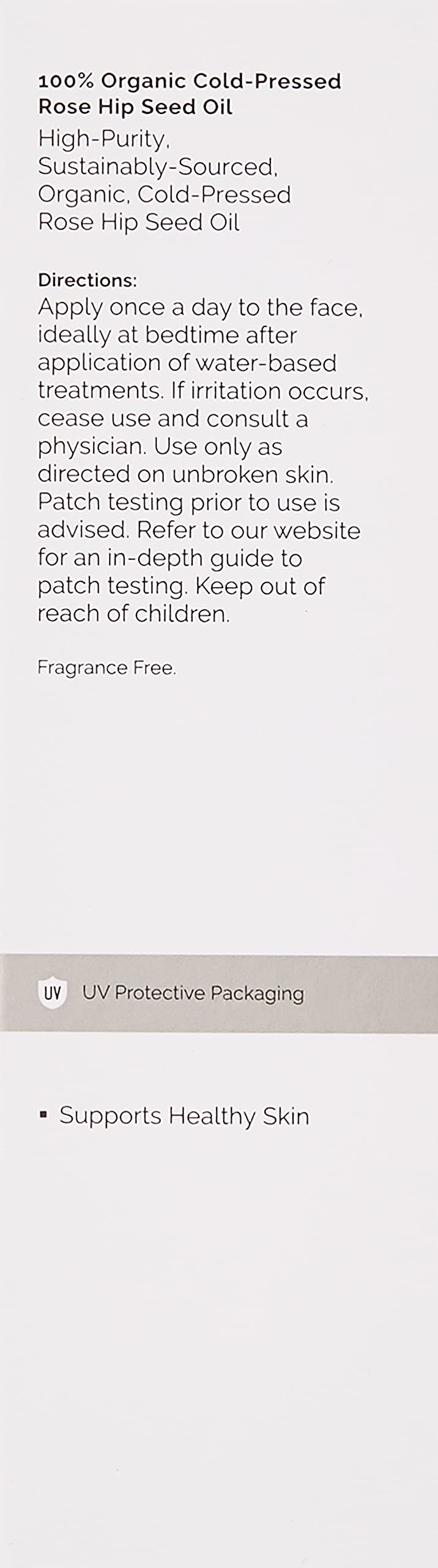 The Ordinary 100% Organic Cold-Pressed Rose Hip Seed Oil, 30 Milliliters