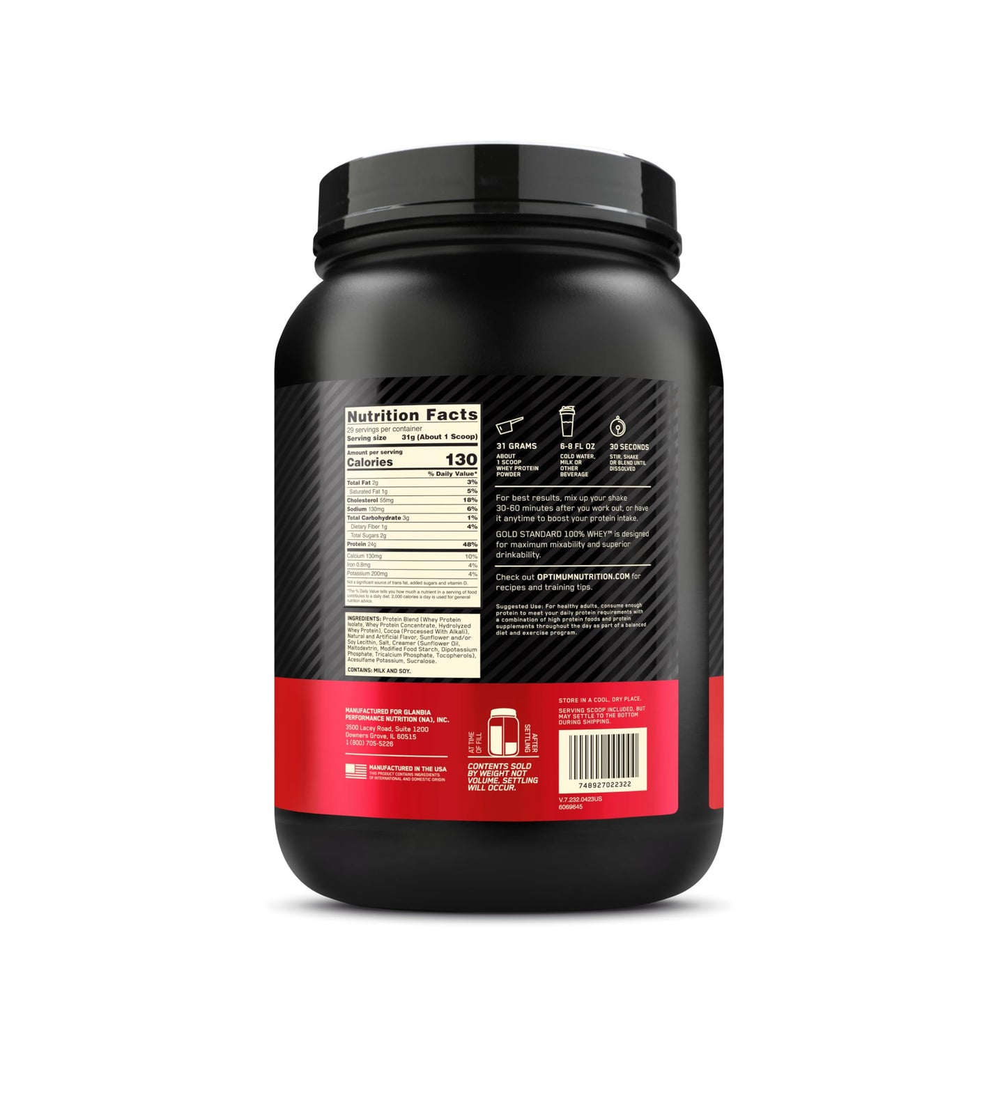 OPTIMUM NUTRITION Gold Standard Banana Cream 2lb