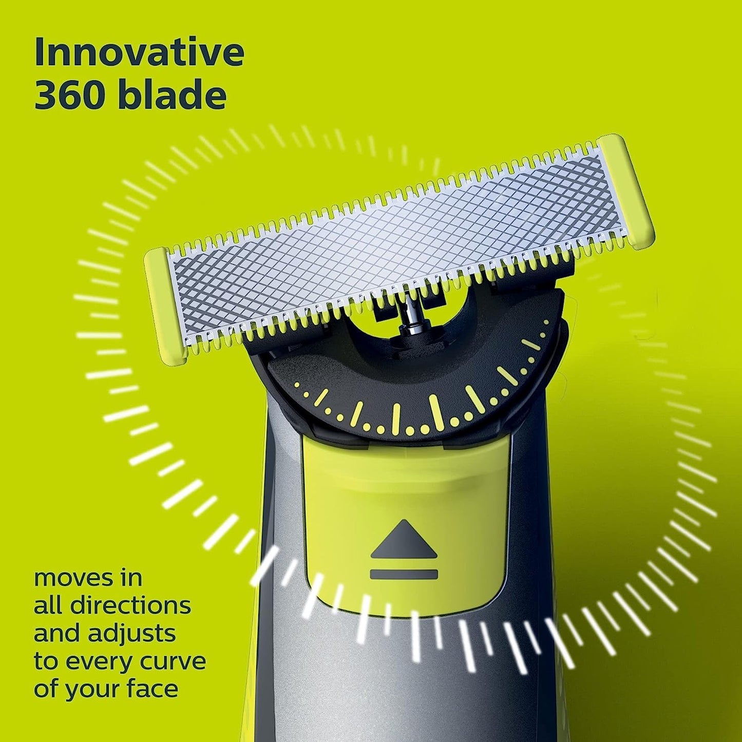 Philips OneBlade 360 Face & Body, Wet & Dry, Trim, Edge & Shave with the 5-in-1 Adjustable Comb and Body Comb, QP2834/20