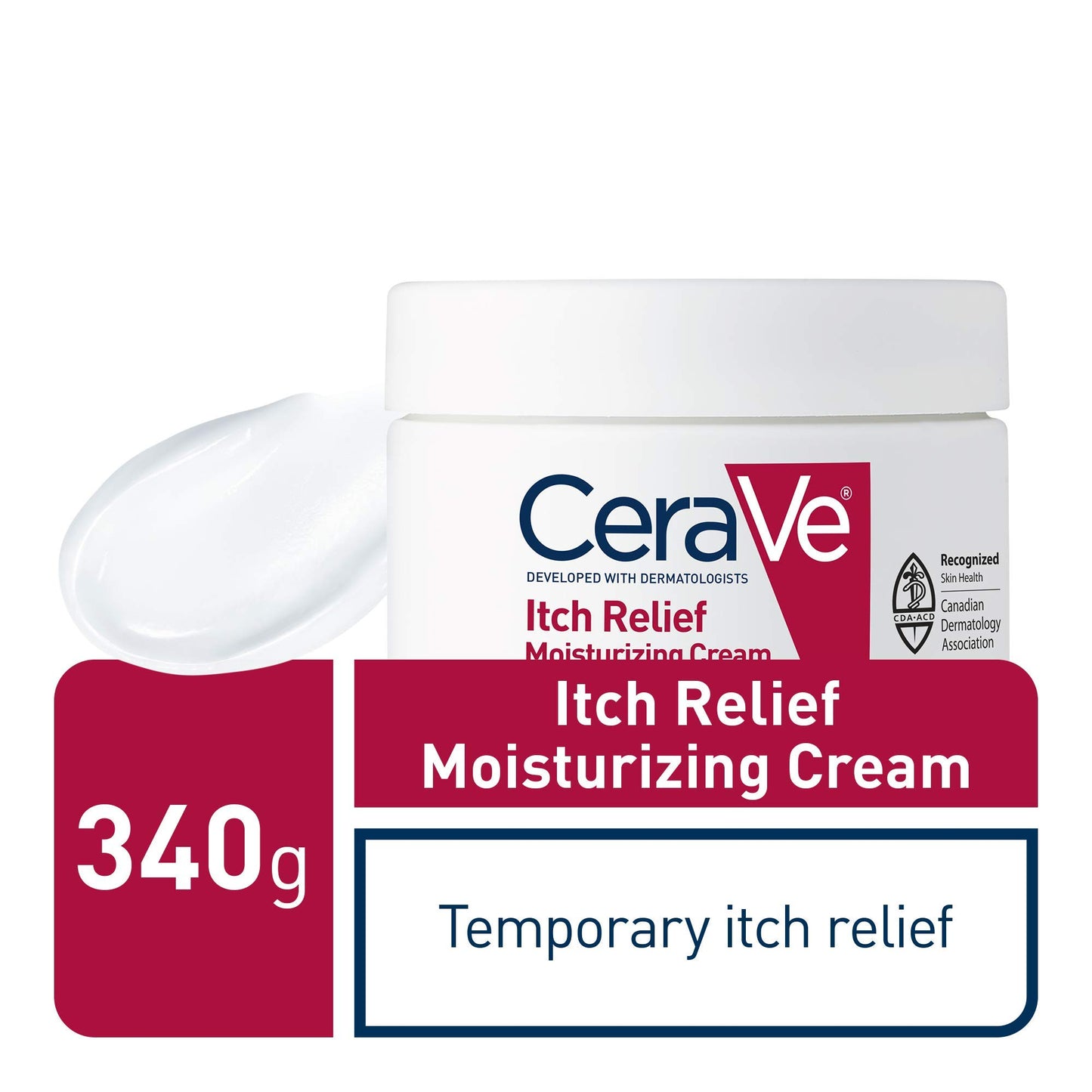 CeraVe Itchy Skin Relief Moisturizing Lotion. For Dry & Eczema-prone skin. Anti-itch cream for minor skin irritations, sunburn relief, insect bug bites & scrapes, 1% Pramoxine. Fragrance Free, 237ML