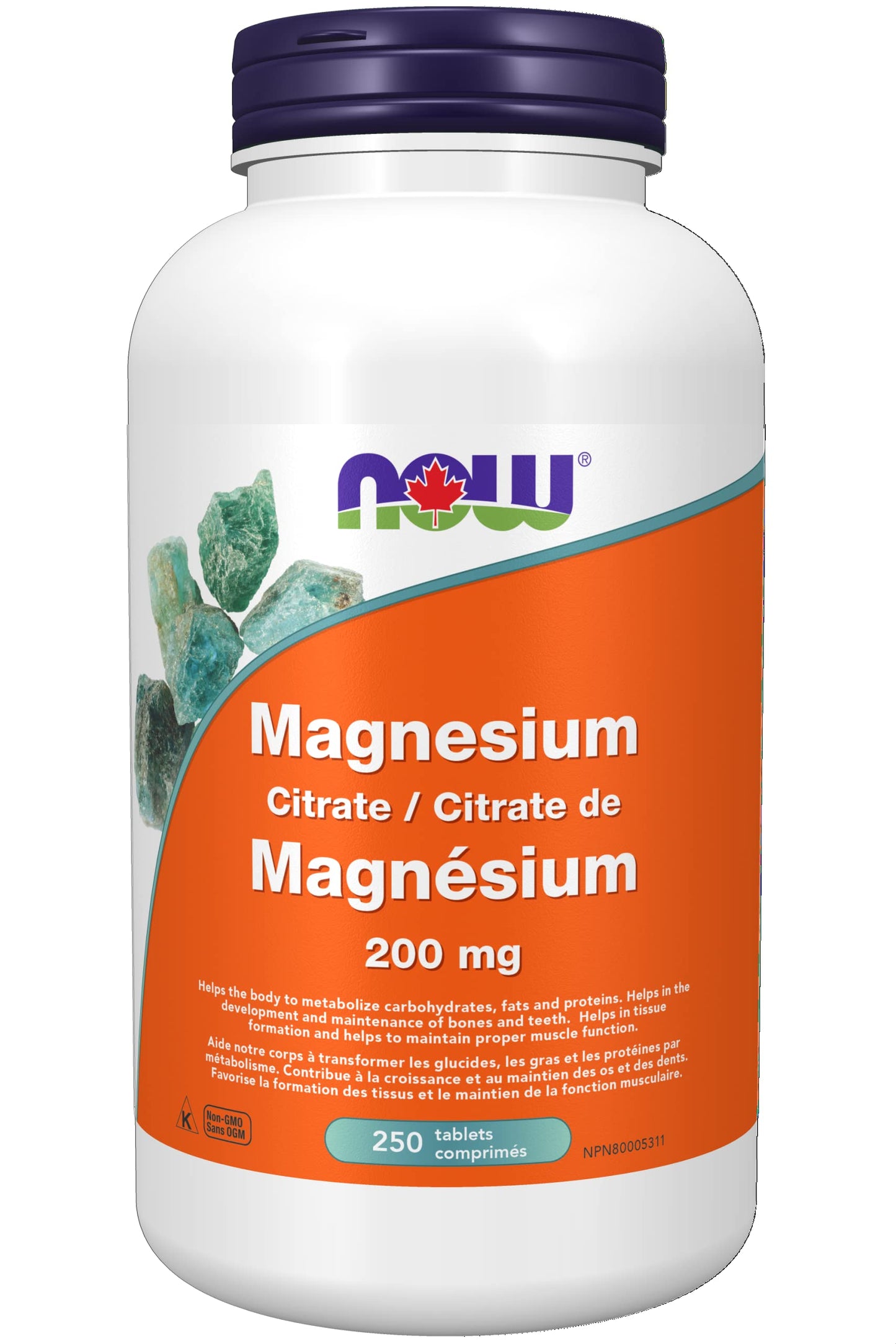 Now Foods Magnesium Citrate 200mg 100tab