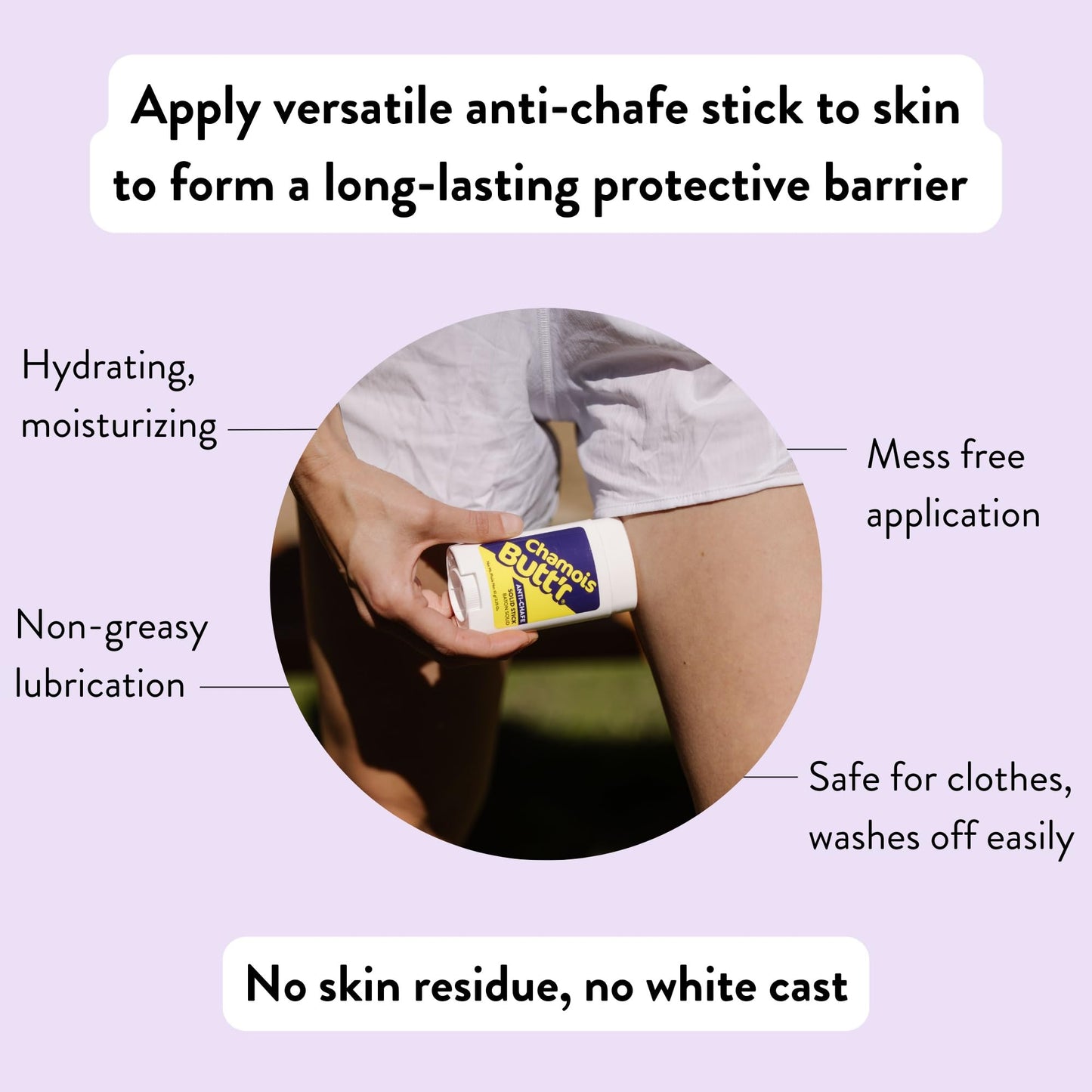 Chamois Butt'r GoStik Anti-Chafing Solid, 2.5 ounce
