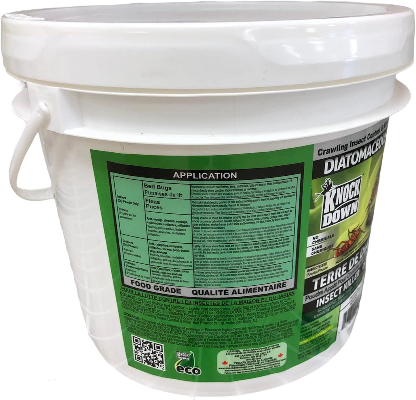 Diatomaceous Earth for Bed Bugs, Ants, Cockroaches and All Kind of Crawling Insects - KnockDown