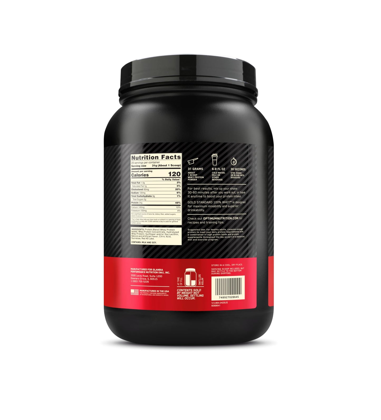 OPTIMUM NUTRITION Gold Standard Banana Cream 2lb