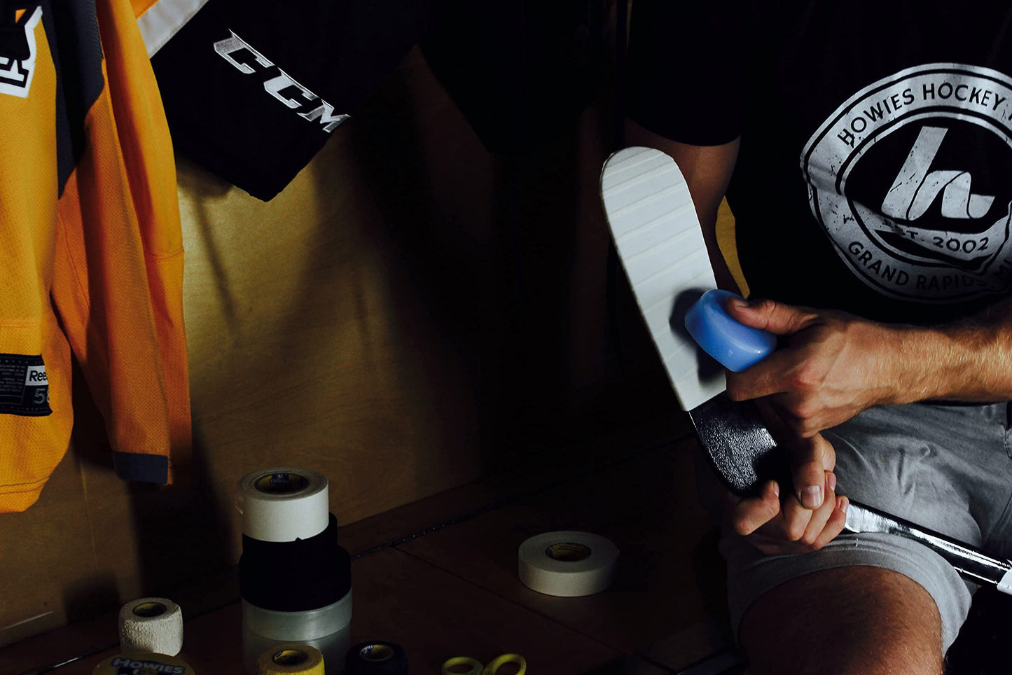Howies Hockey Tape - Hockey Stick Wax Maximized Grip for Hockey Stick Blade. Protects Blade and is The Most Water, Ice and Snow Resistant