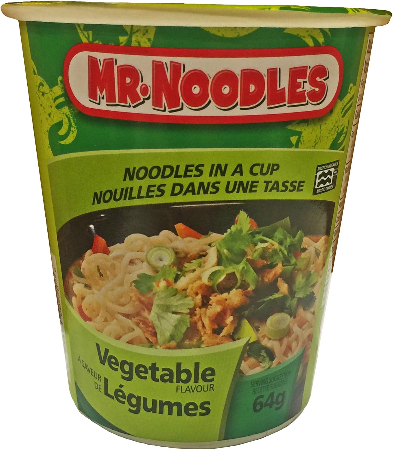 MR. NOODLES Cup Vegetable 64g x 12