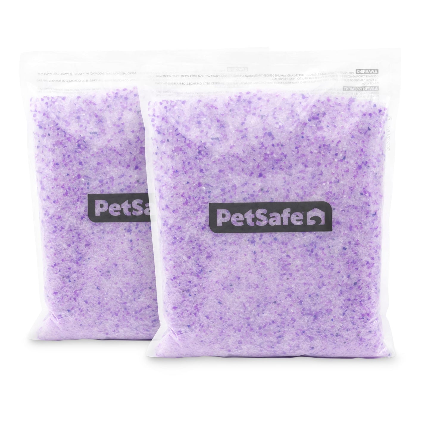 PetSafe ScoopFree Premium Blue Crystal Litter, Superior Odor Control - Low Tracking for Less Mess - Lasts Up to 1 Month (2 Pack of 4.3 Lb Bag)