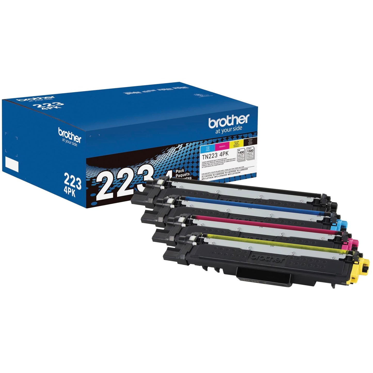 Brother TN227BK Laser Printer High Yield Toner Cartridge, Black TN227