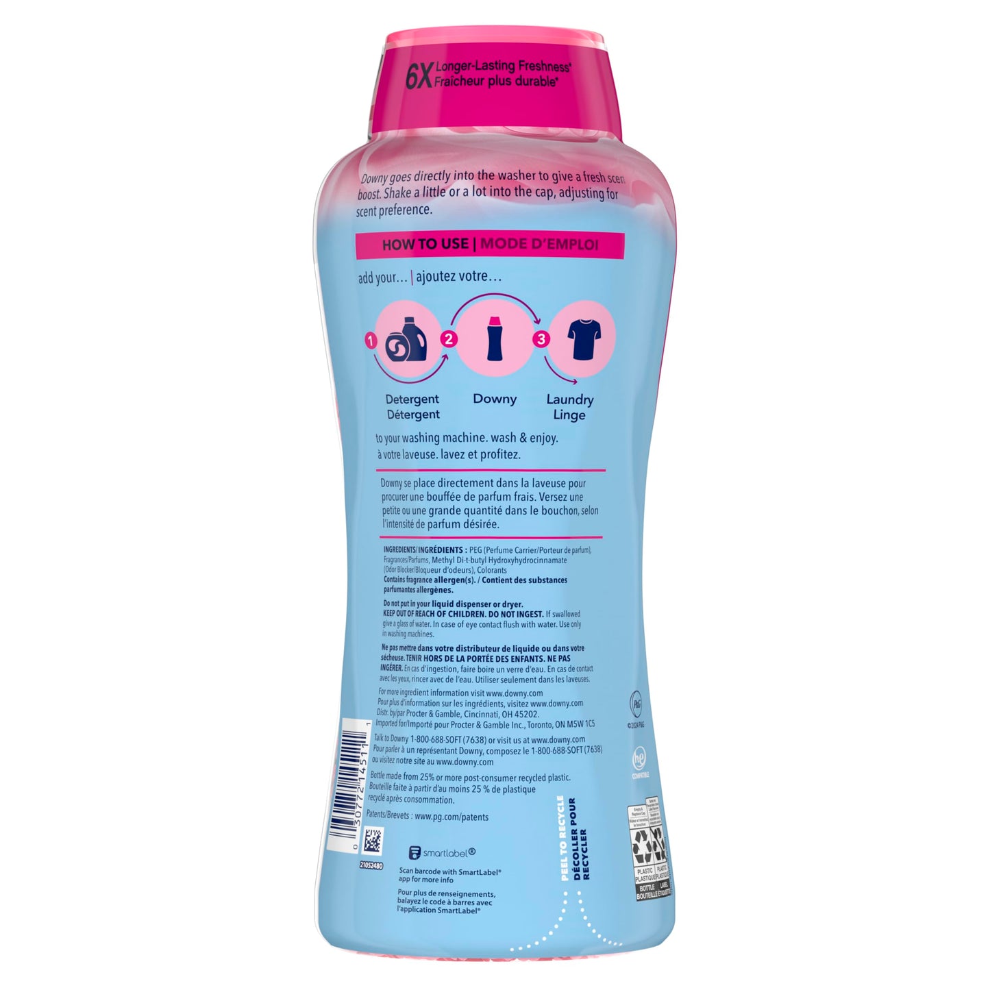 Downy In-Wash Laundry Scent Booster Beads, April Fresh, 680 Grams